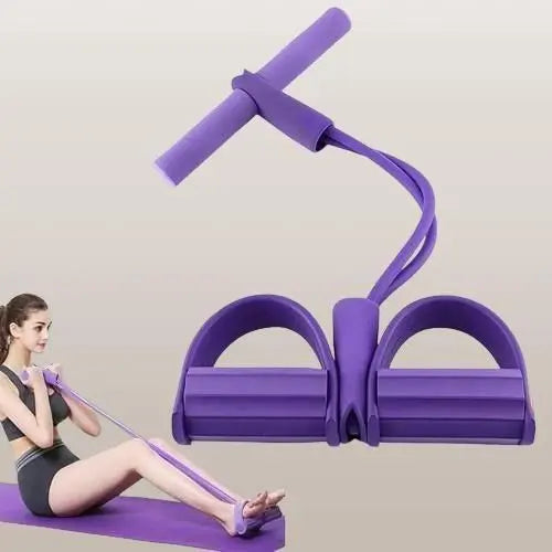 CultAstra™ Yoga Pedal Puller Resistance Band With Handles