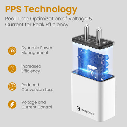 Portronics 65W Adapto
