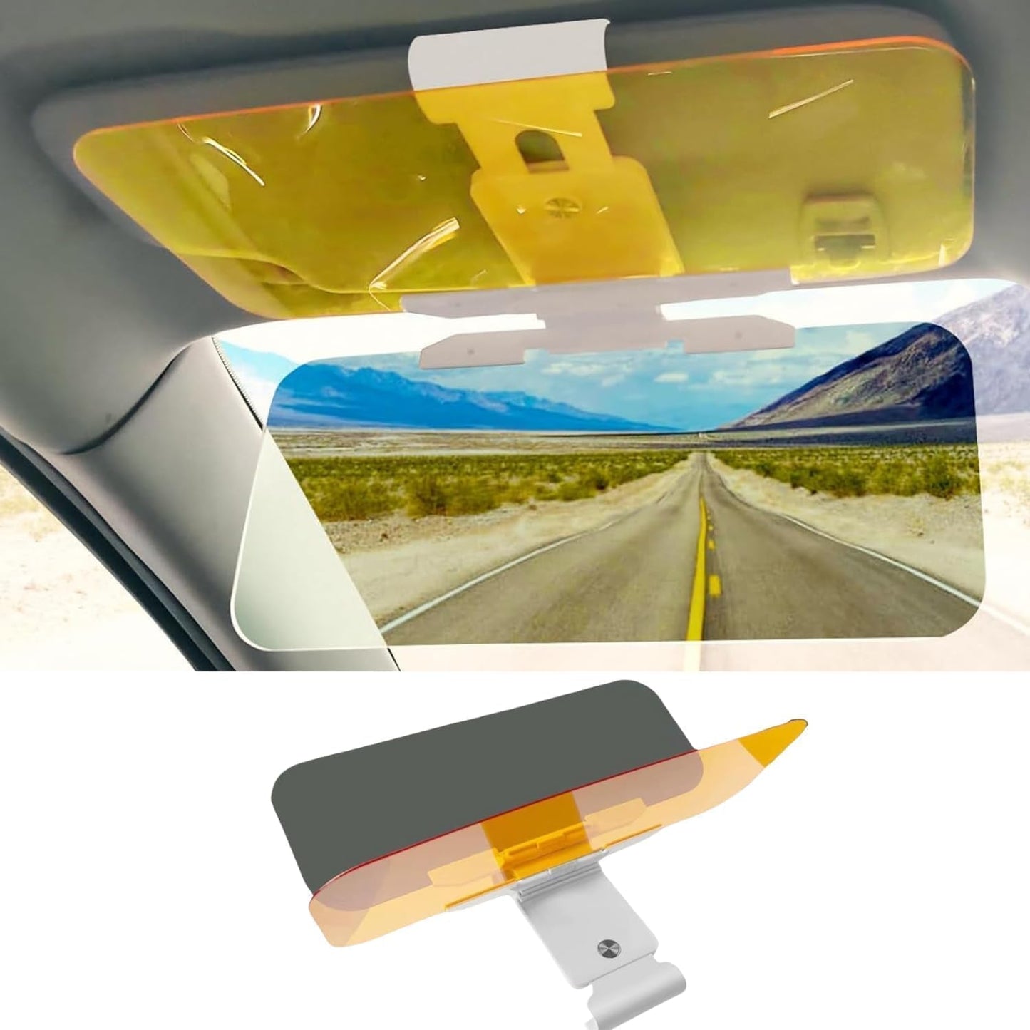Gadget Brothers®  Anti-Glare Car Visor for Day & Night Driving
