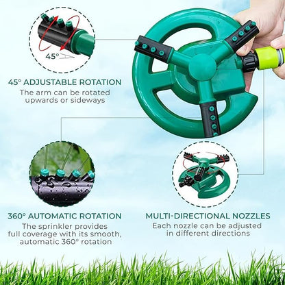 3-in-1 Garden Sprinkler for Lawn & Plants