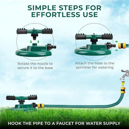 3-in-1 Garden Sprinkler for Lawn & Plants