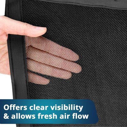 Gadget Brothers® Self-Sealing Magnetic Curtain for Doors. Blocks Insects & Outside Dust