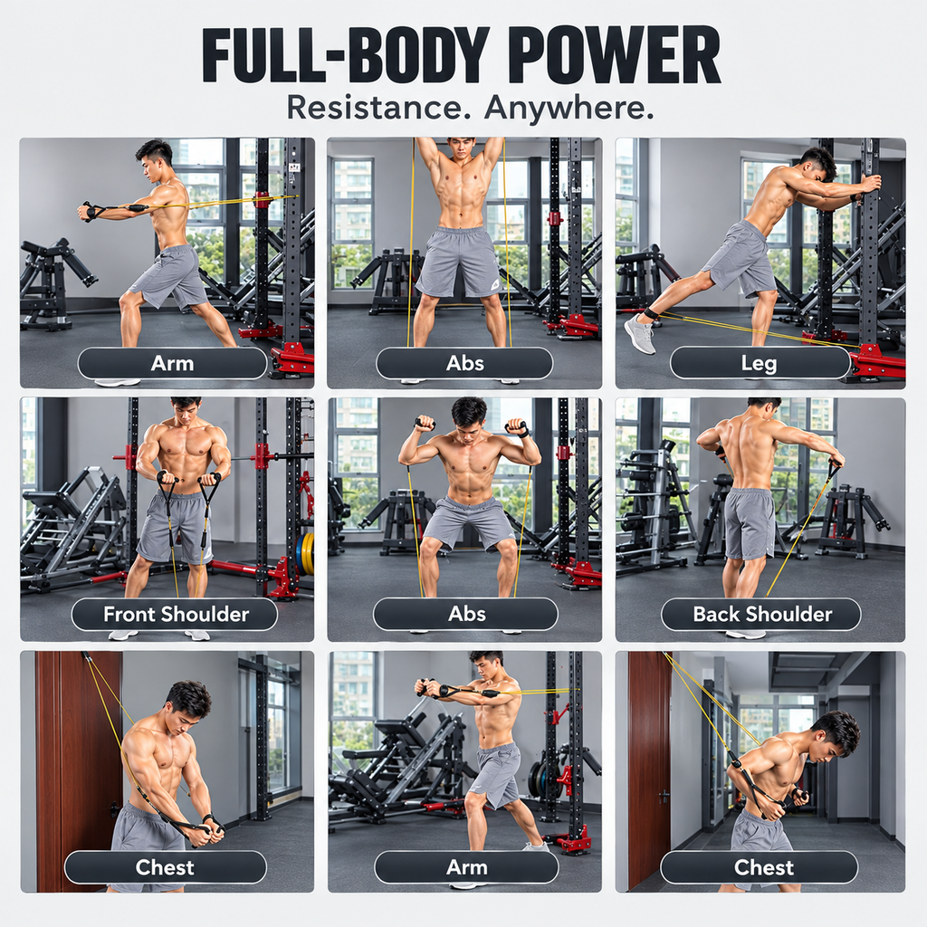 CultAstra™  Resistance Band For Every Workout (Set of 11)