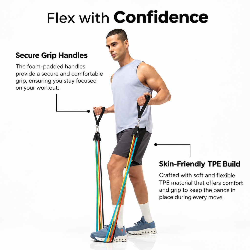 CultAstra™  Resistance Band For Every Workout (Set of 11)