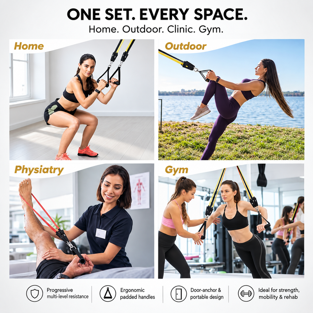 CultAstra™  Resistance Band For Every Workout (Set of 11)