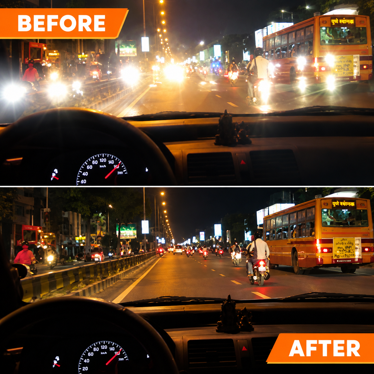 Car Day & Night Anti-Glare Visor