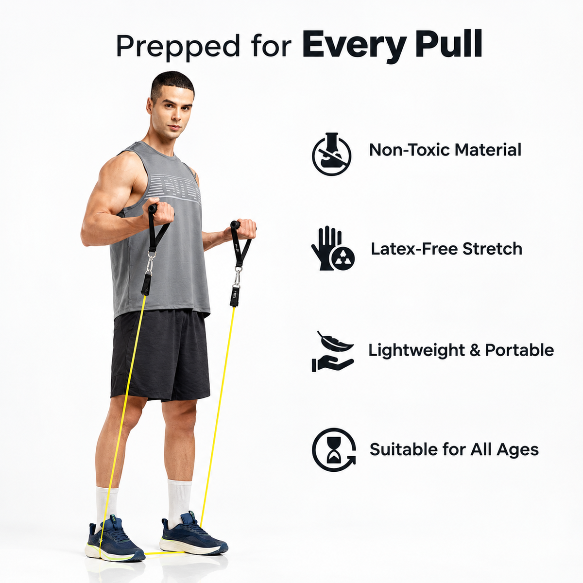 CultAstra™  Resistance Band For Every Workout (Set of 11)